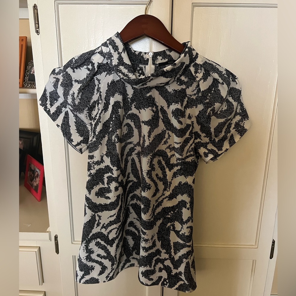 Hugo Boss structured silk blouse
